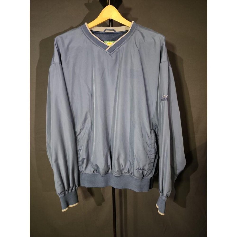Cabela's Outdoor Gear Mens XL Pullover Windbreaker Sweater Vintage Green Tag 185